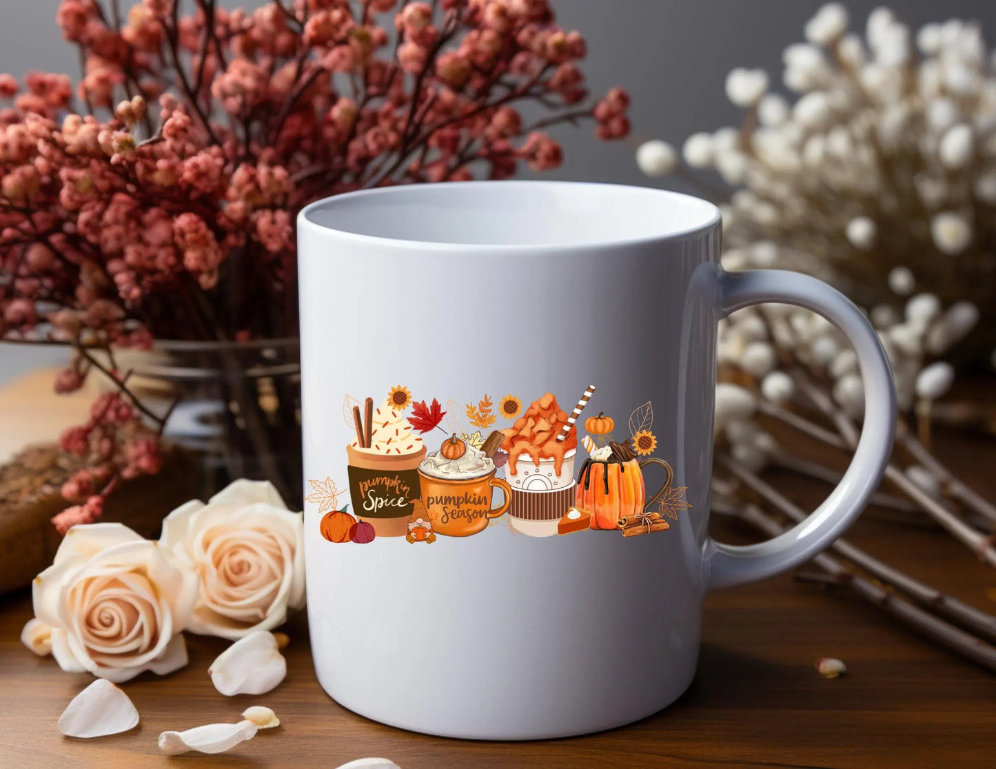 Fall season png , T-Shirt Mug tumbler fall png, hello fall, fall png, halloween, pumpkin png