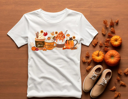 Fall season png , T-Shirt Mug tumbler fall png, hello fall, fall png, halloween, pumpkin png
