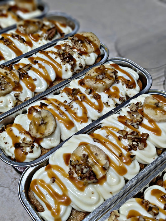 🍌 Banana Pecan Caramel Cake – Island Sweet Treat
